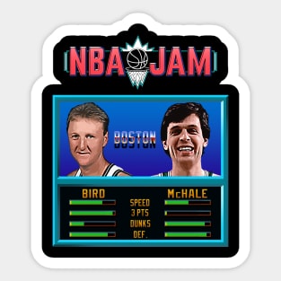 NBA JAM - CLASSIC - THE BEST DUO's EDITION_Bird&McHale Sticker